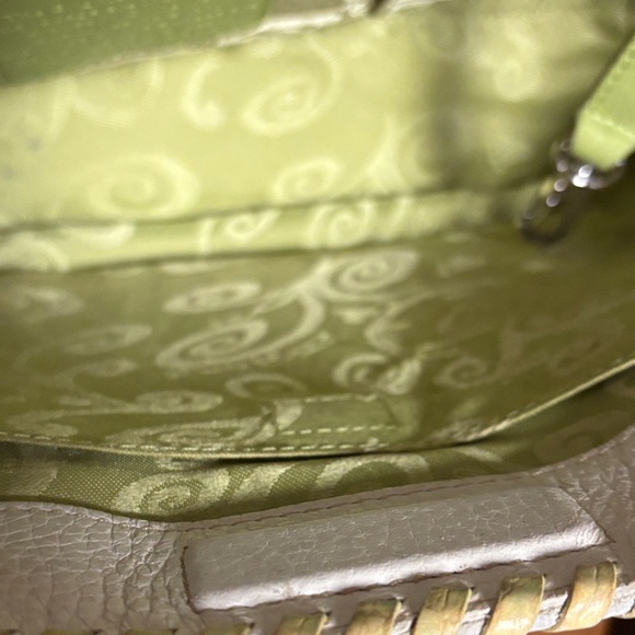 Brighton rare vintage White Shoulder Bag With Brighton Tin Magnetic closure - Picture 7 of 13